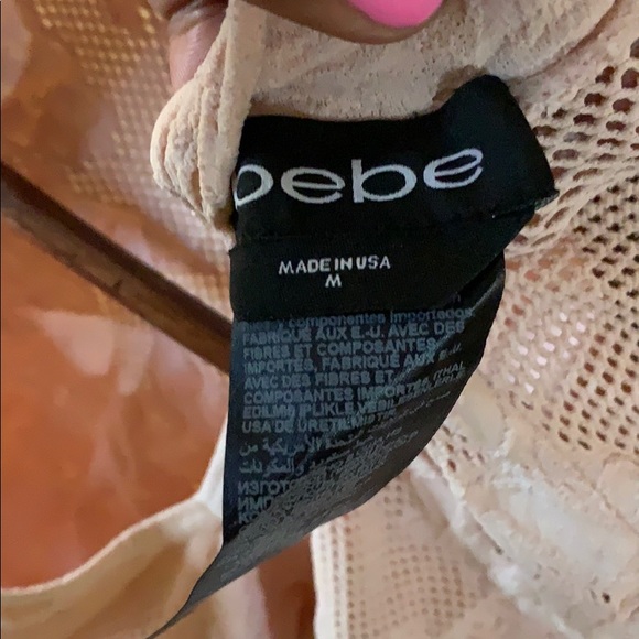 Bebe Pink Stretch Top - Picture 4 of 4